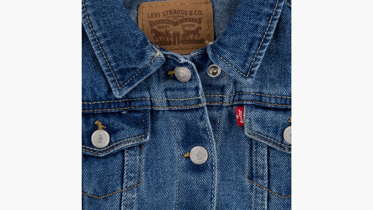 Trucker Jacket Little Girls 4-6 — Bristol - Medium Wash