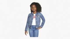 Trucker Jacket Little Girls 4-6 — Bristol - Medium Wash 1
