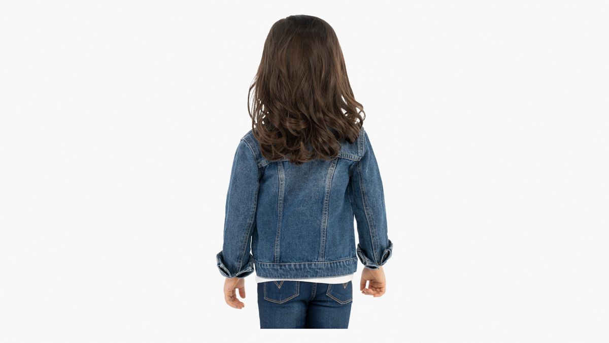 Trucker Jacket Toddler Girls 2T-4T — Bristol - Medium Wash