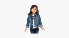 Trucker Jacket Toddler Girls 2T-4T — Bristol - Medium Wash 1