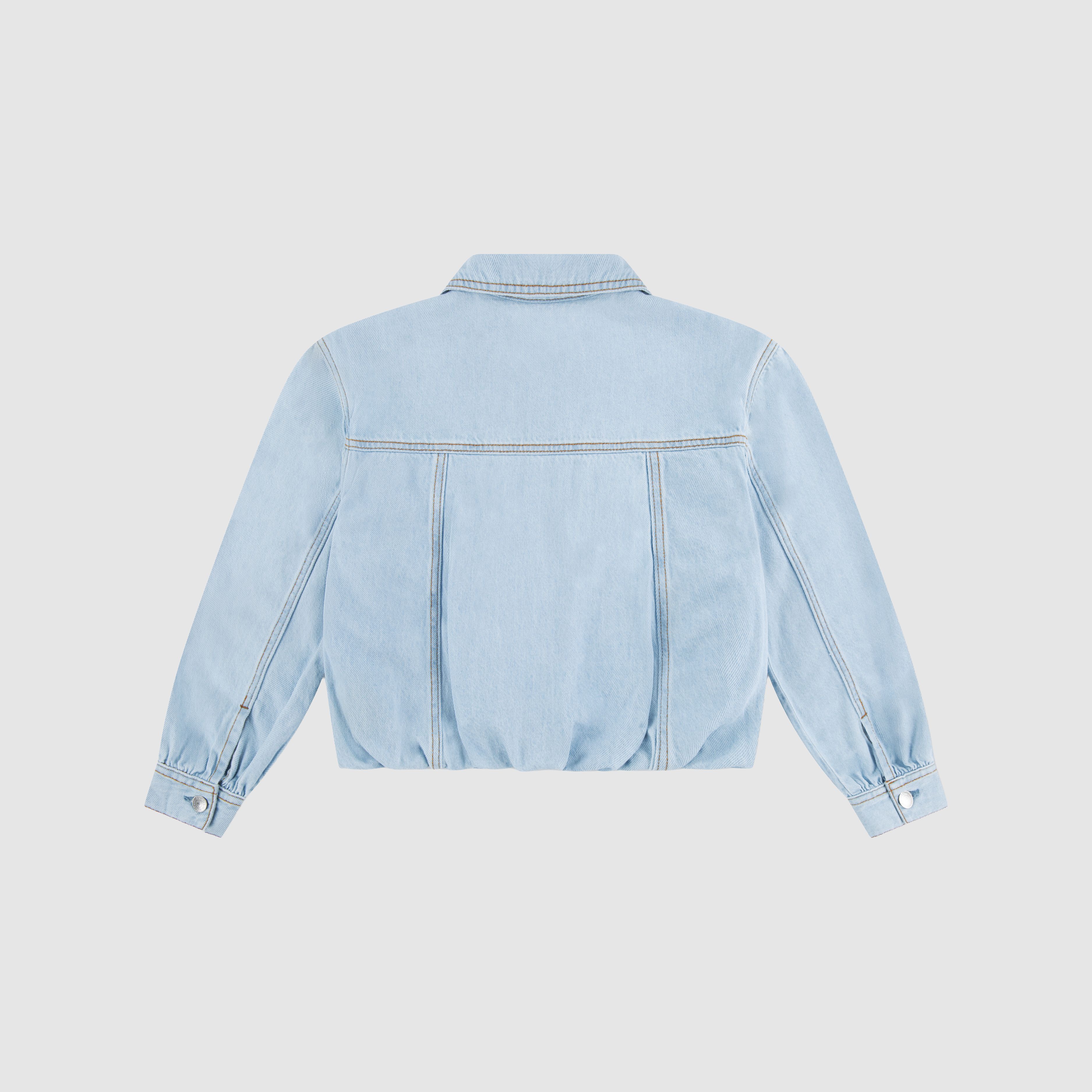 Bubble Denim Trucker Jacket Little Girls 4-6 6