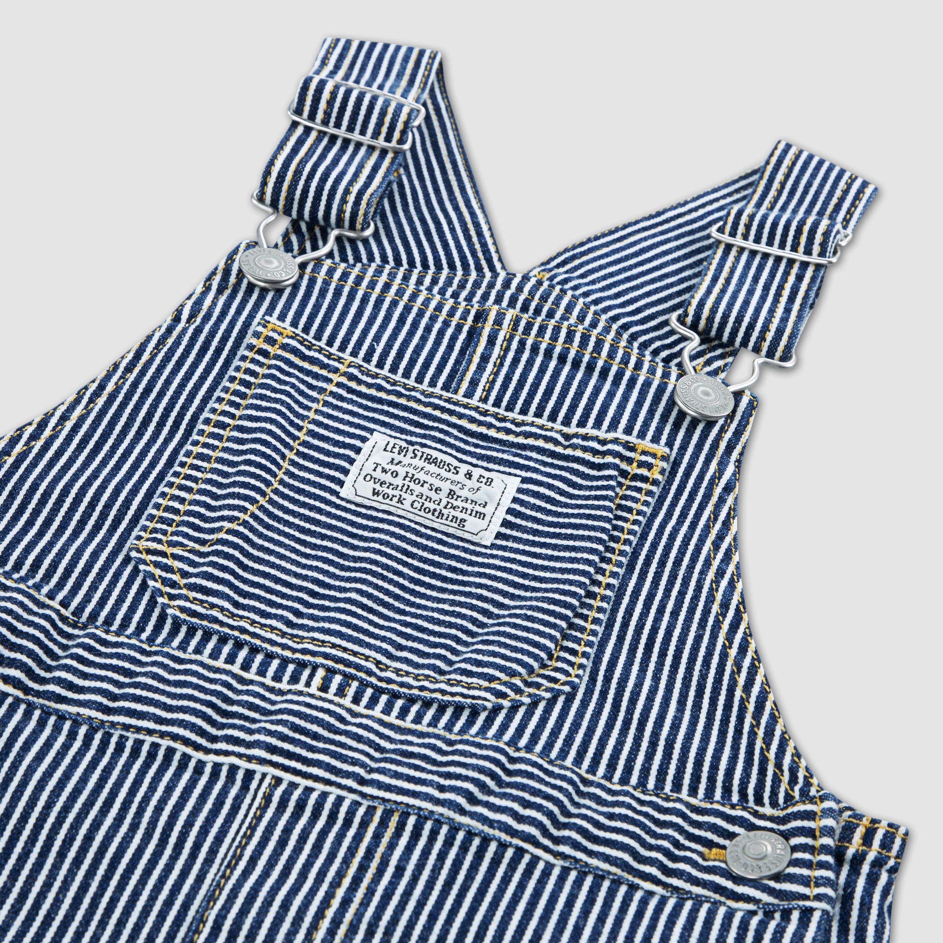 Railroad Stripe Overalls 6