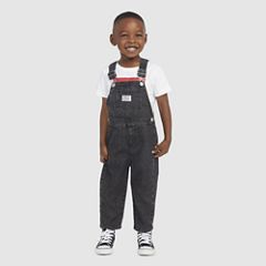 Denim Overalls Toddler Boys 2T-4T — Gray 1