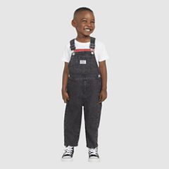 Denim Overalls Toddler Boys 2T-4T — Gray 2