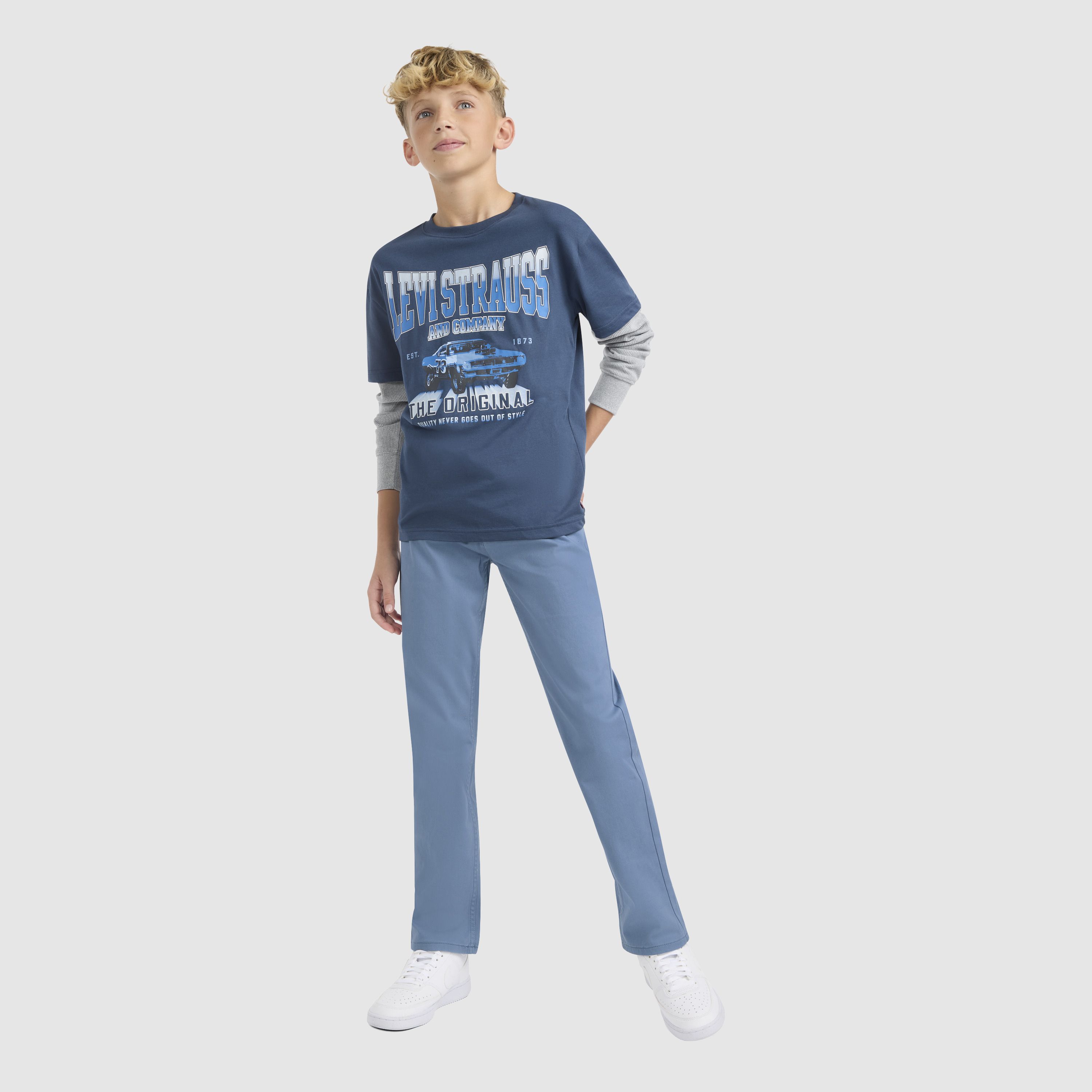 511™ Slim Fit Sueded Pants Big Boys 8-20 1