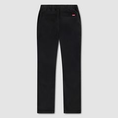 Pull-On Slim Sueded Pants Little Boys 4-7 — Black - Charcoal 2