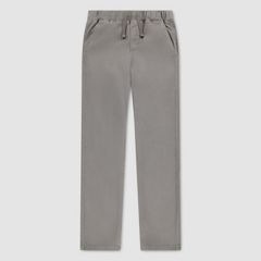 Pull-On Slim Sueded Pants Little Boys 4-7 — Dark Gull Gray - Gray 1