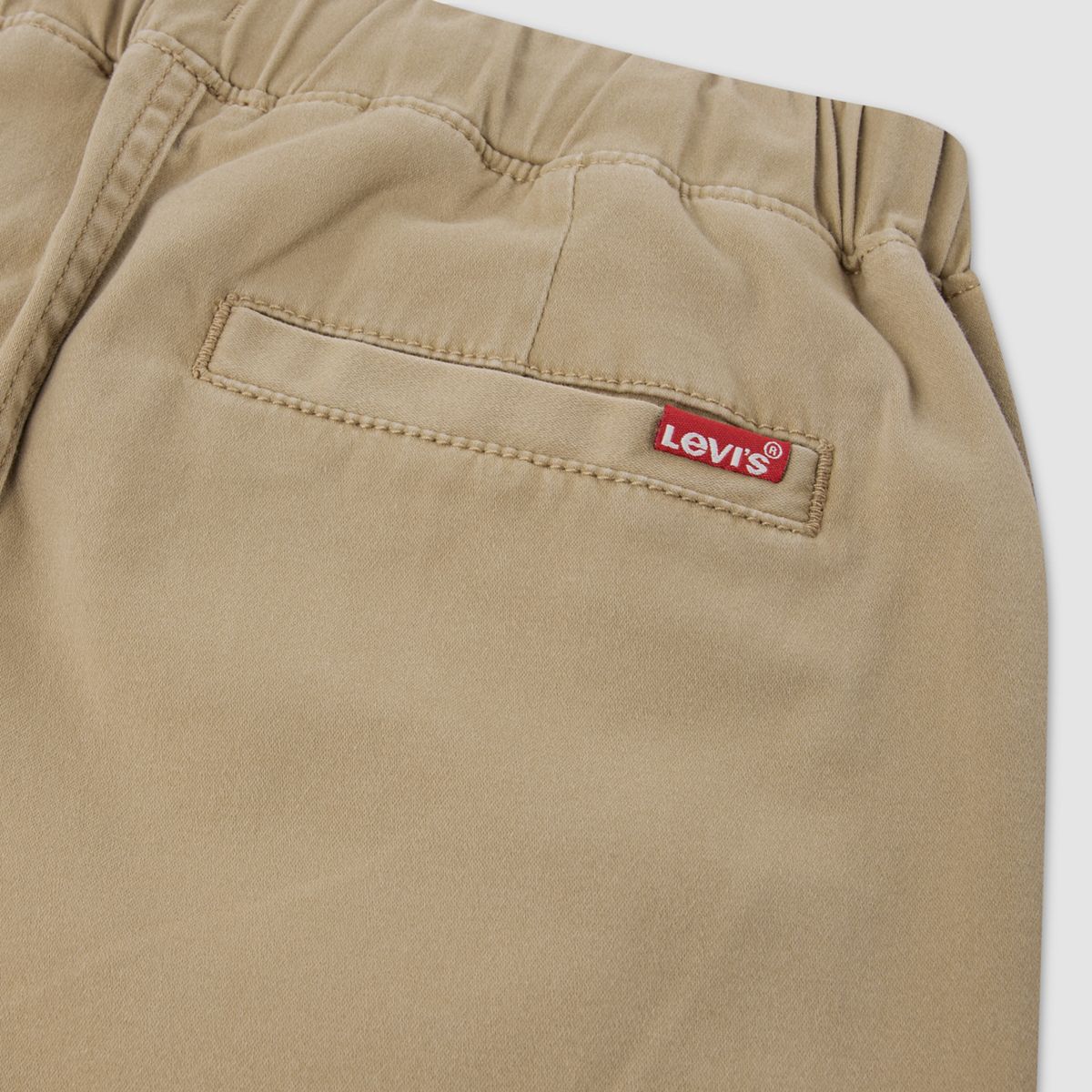 Pull-On Slim Sueded Pants Little Boys 4-7 — Harvest Gold - Gold