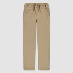 Pull-On Slim Sueded Pants Little Boys 4-7 — Harvest Gold - Gold 1