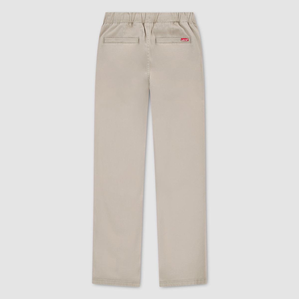 Pull-On Slim Sueded Pants Little Boys 4-7 — Plaza Taupe - Beige