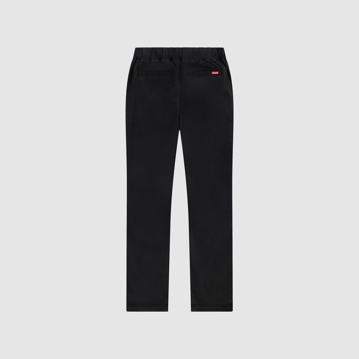 Pull-On Slim Sueded Pants Big Boys 8-20 — Black - Charcoal