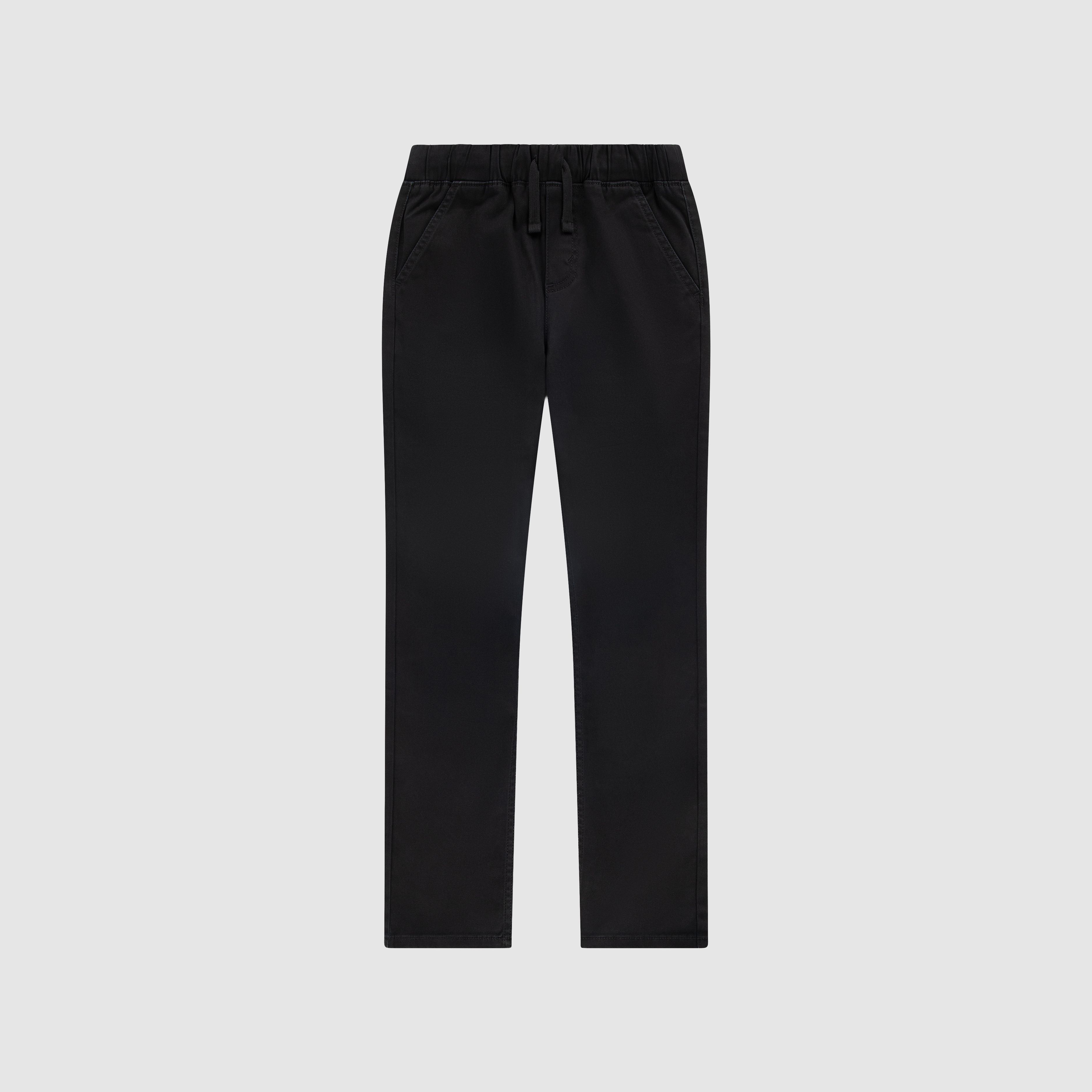 Pull-On Slim Sueded Pants Big Boys 8-20 5