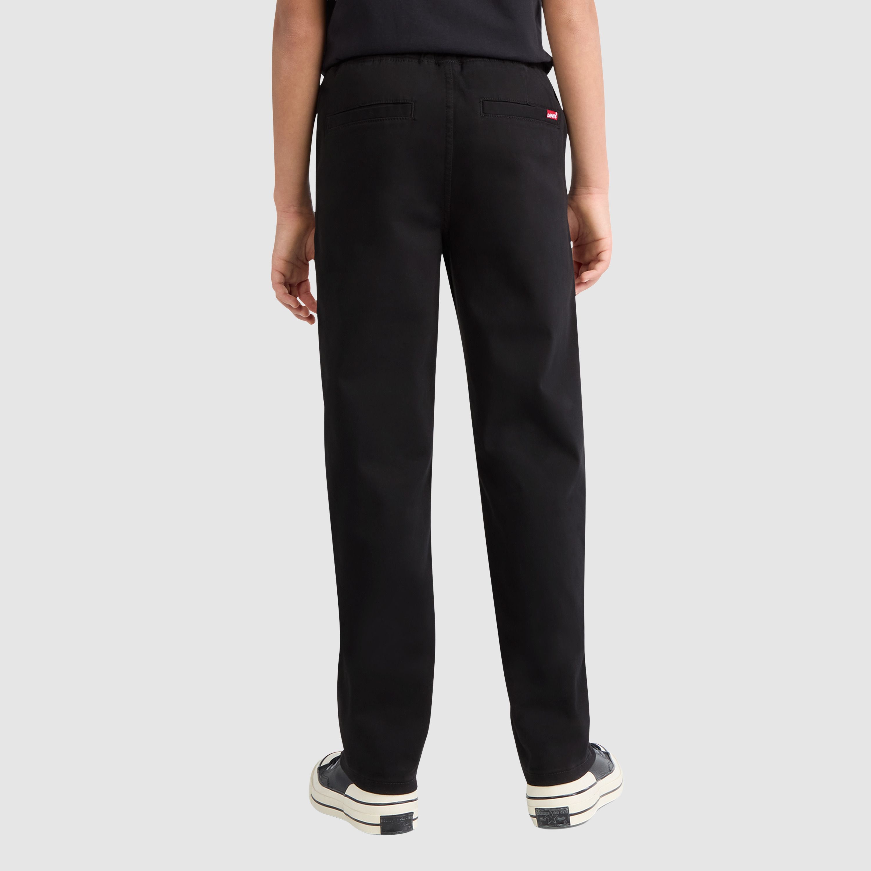 Pull-On Slim Sueded Pants Big Boys 8-20 4