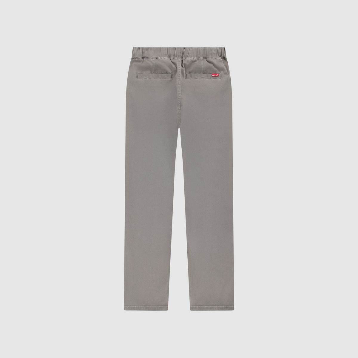 Pull-On Slim Sueded Pants Big Boys 8-20 — Dark Gull - Gray