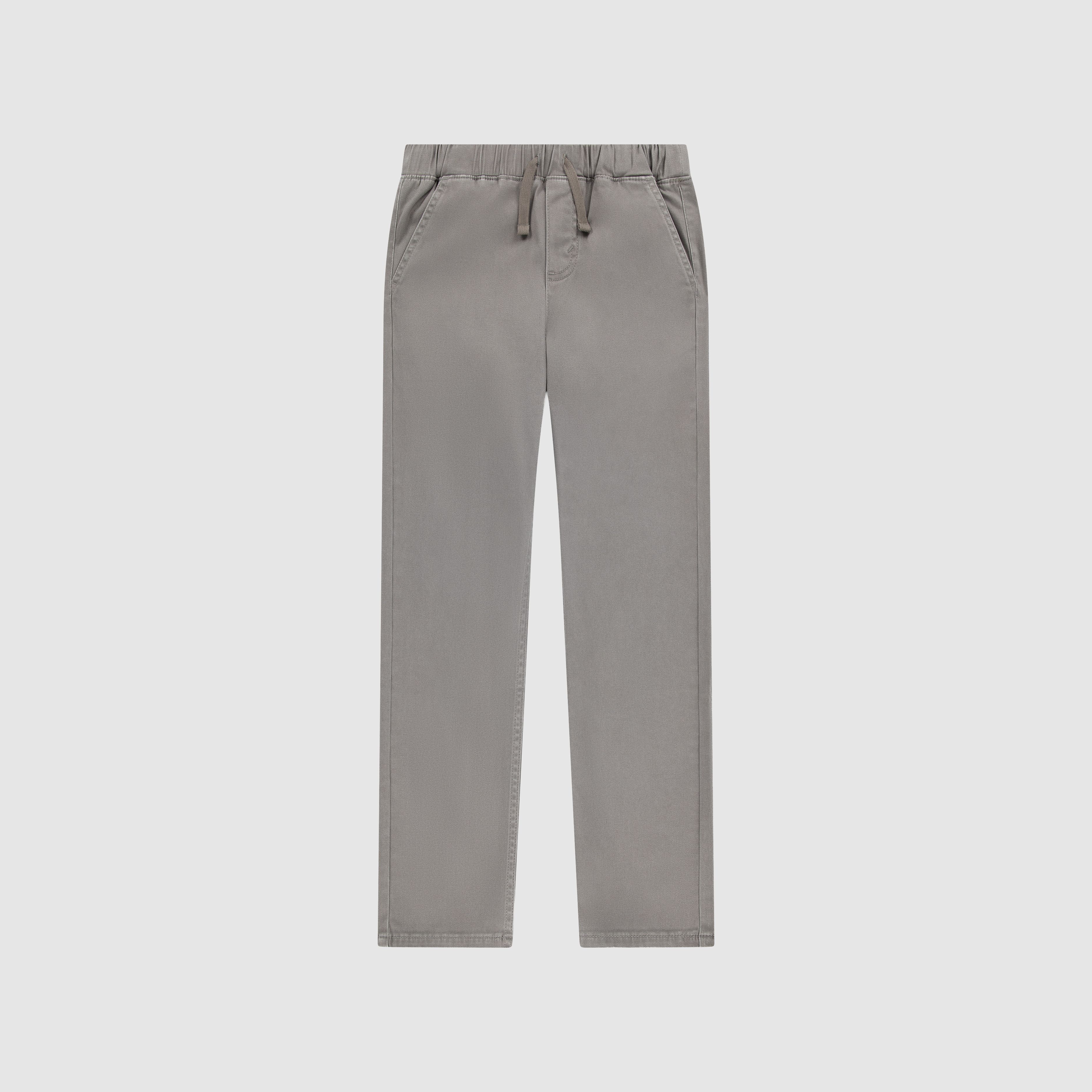 Pull-On Slim Sueded Pants Big Boys 8-20 5