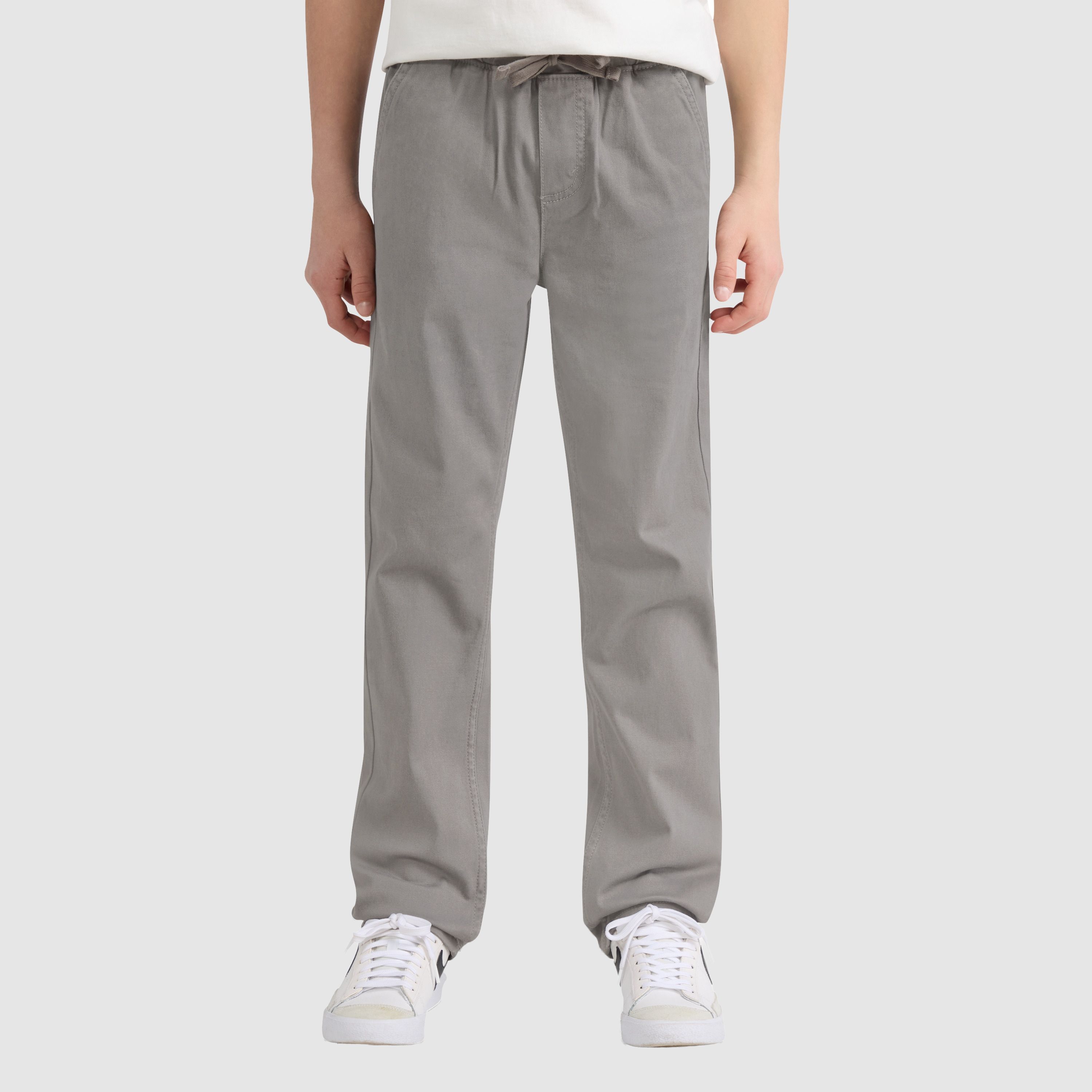 Pull-On Slim Sueded Pants Big Boys 8-20 15