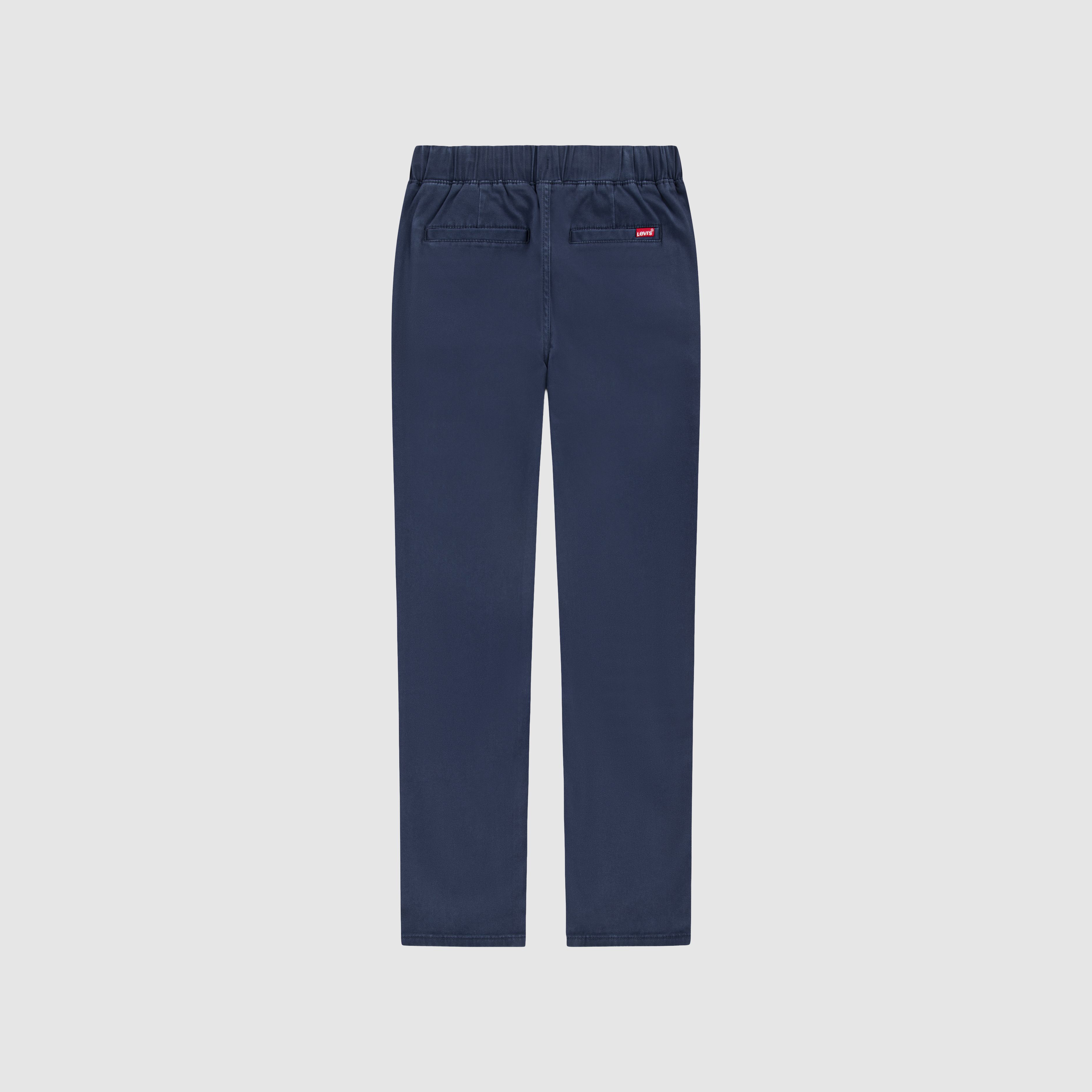 Pull-On Slim Sueded Pants Big Boys 8-20 6