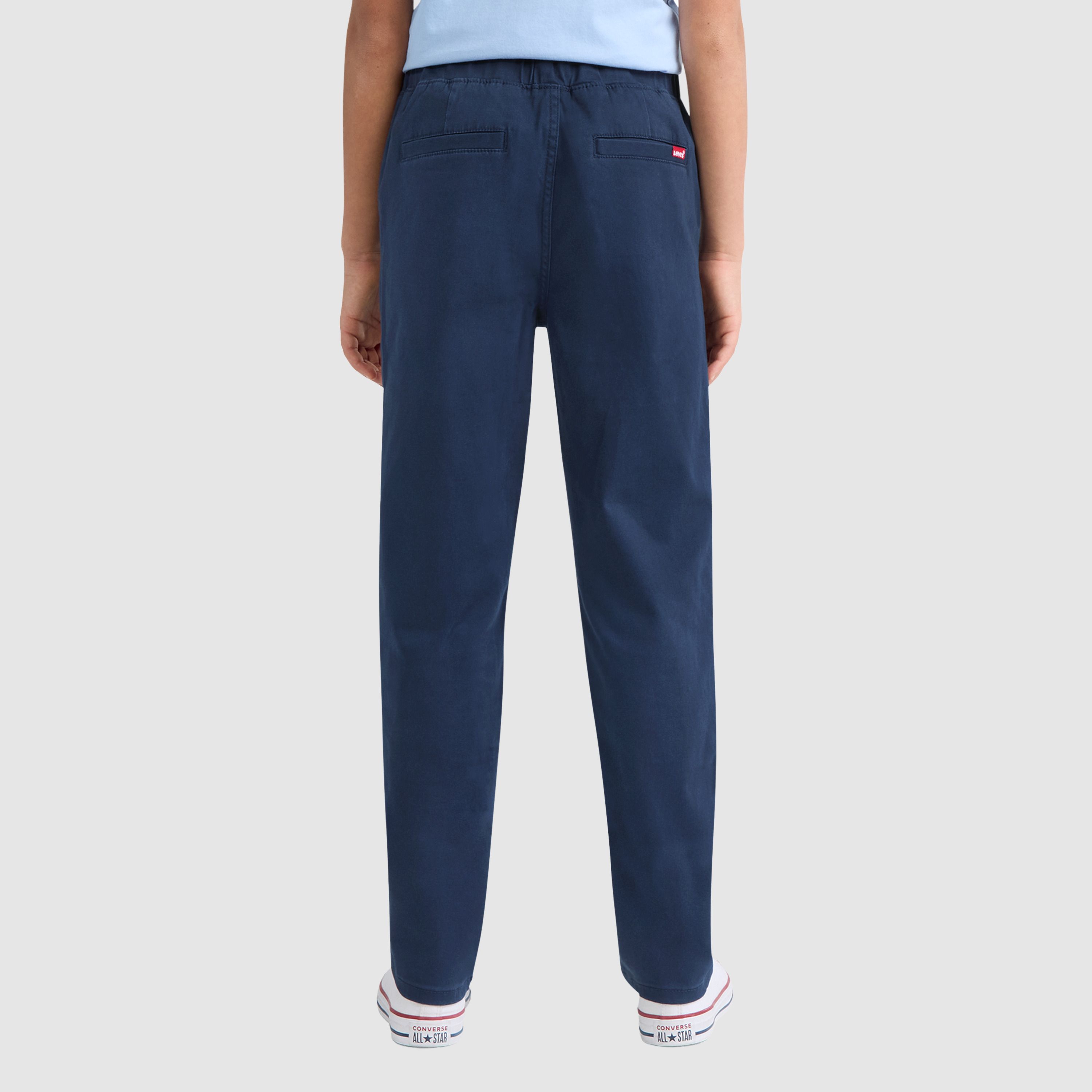 Pull-On Slim Sueded Pants Big Boys 8-20 4