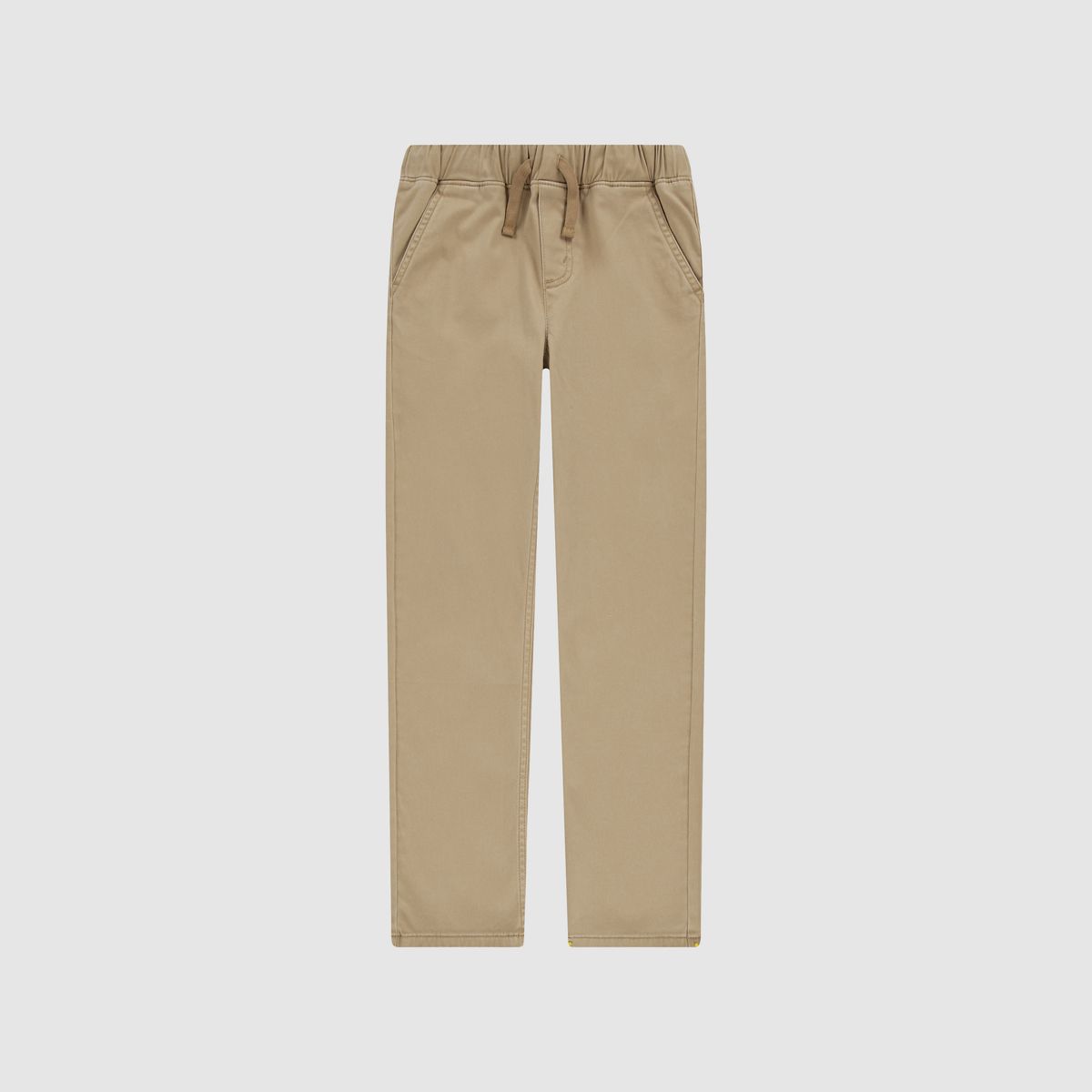 Pull-On Slim Sueded Pants Big Boys 8-20 — Harvest Gold - Gold