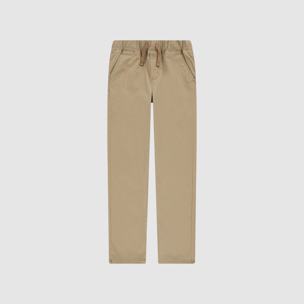 Pull-On Slim Sueded Pants Big Boys 8-20 — Harvest Gold - Gold