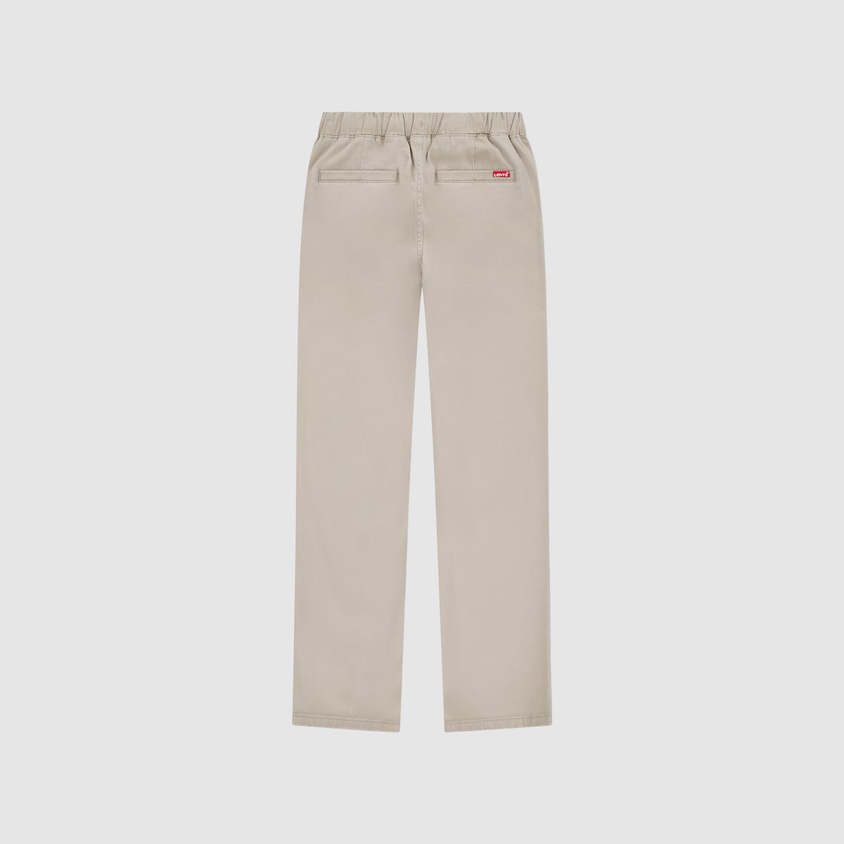 Pull-On Slim Sueded Pants Big Boys 8-20 — Plaza Taupe - Beige