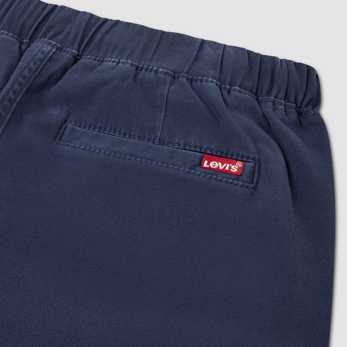 Pull-On Slim Sueded Pants Toddler Boys 2T-4T — Dress Blues - Blue