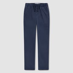 Pull-On Slim Sueded Pants Toddler Boys 2T-4T — Dress Blues - Blue 1