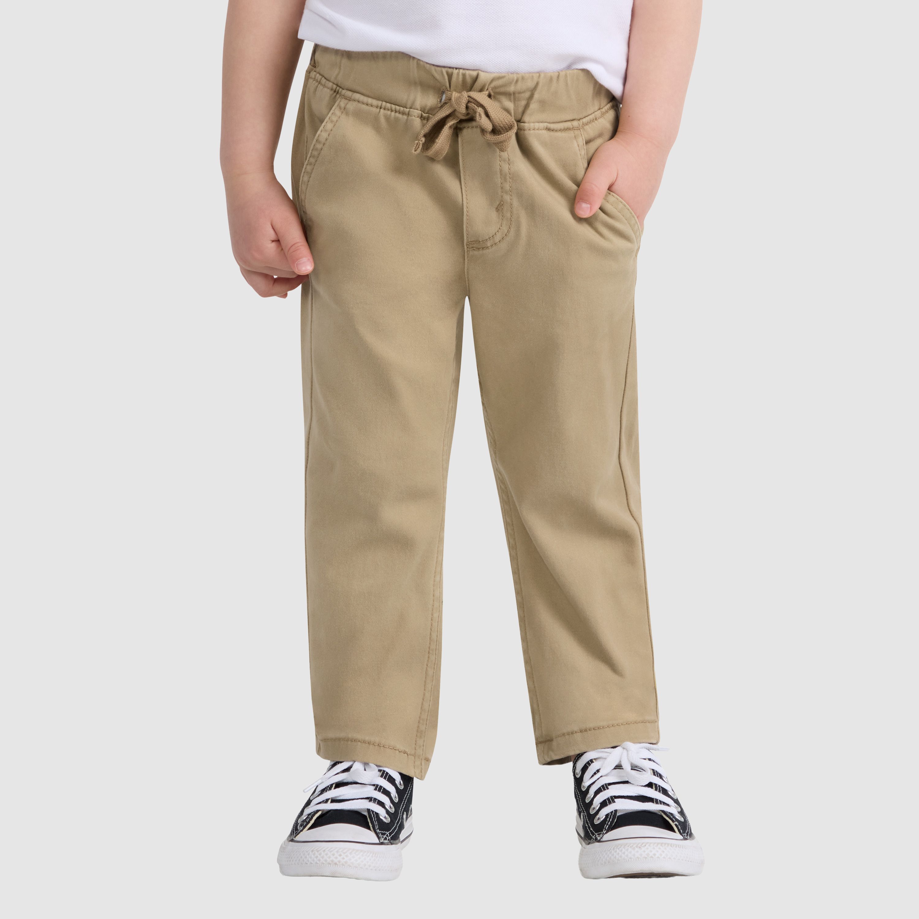 Pull-On Slim Sueded Pants Toddler Boys 2T-4T 3