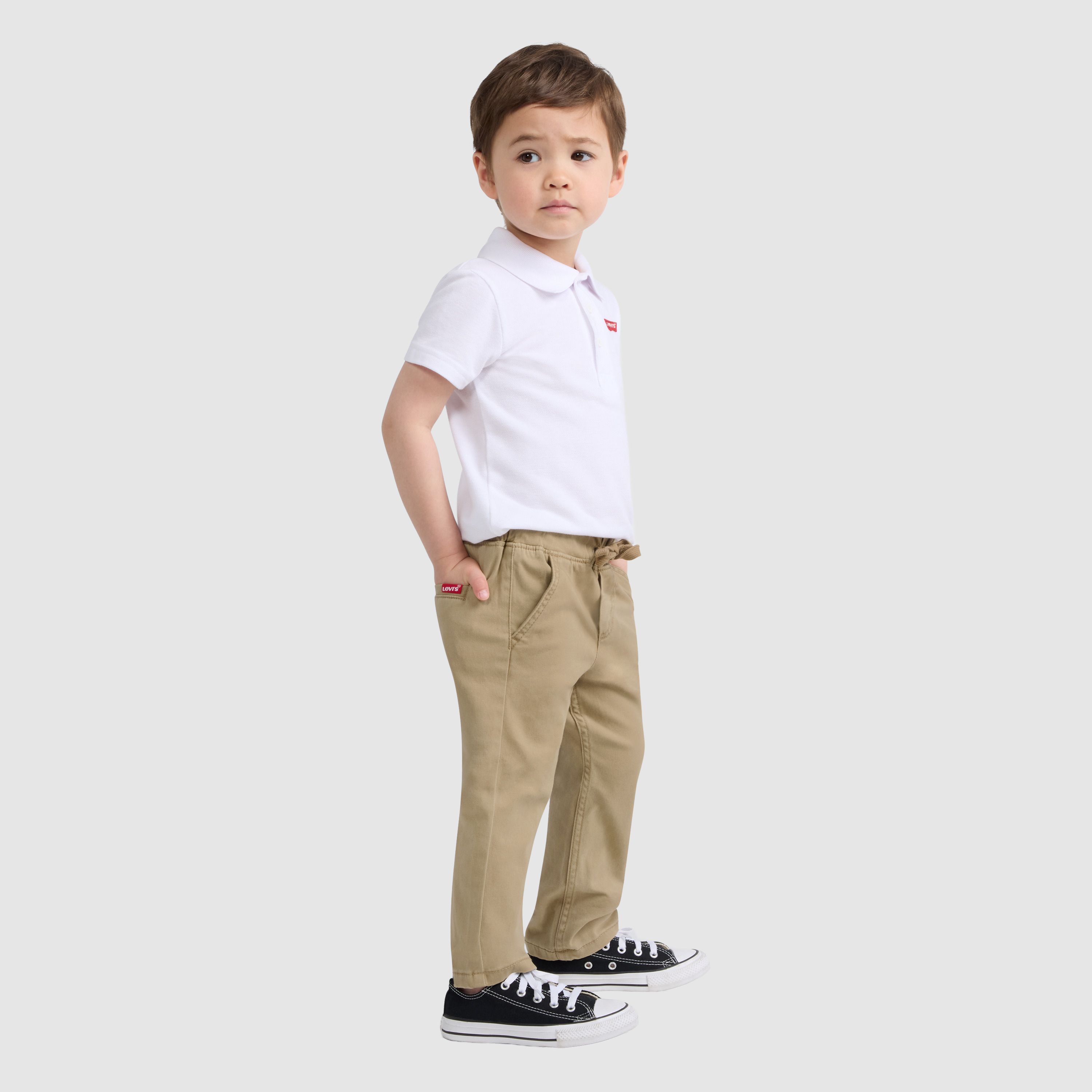 Pull-On Slim Sueded Pants Toddler Boys 2T-4T 4