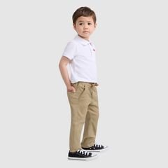 Pull-On Slim Sueded Pants Toddler Boys 2T-4T — Harvest Gold - Gold 4