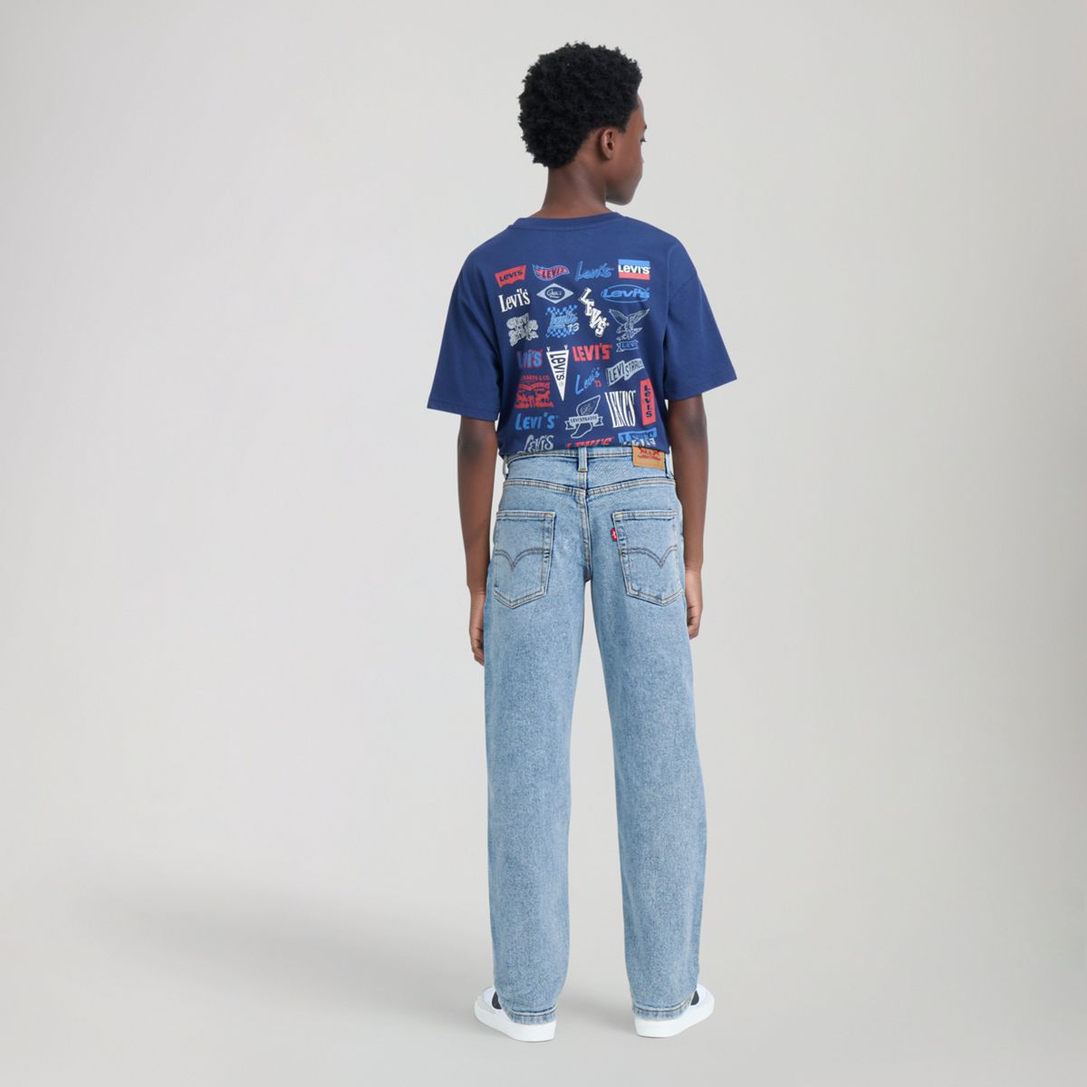 565™ Loose Fit Straight Jeans Big Boys 8-20 — Alanis - Blue