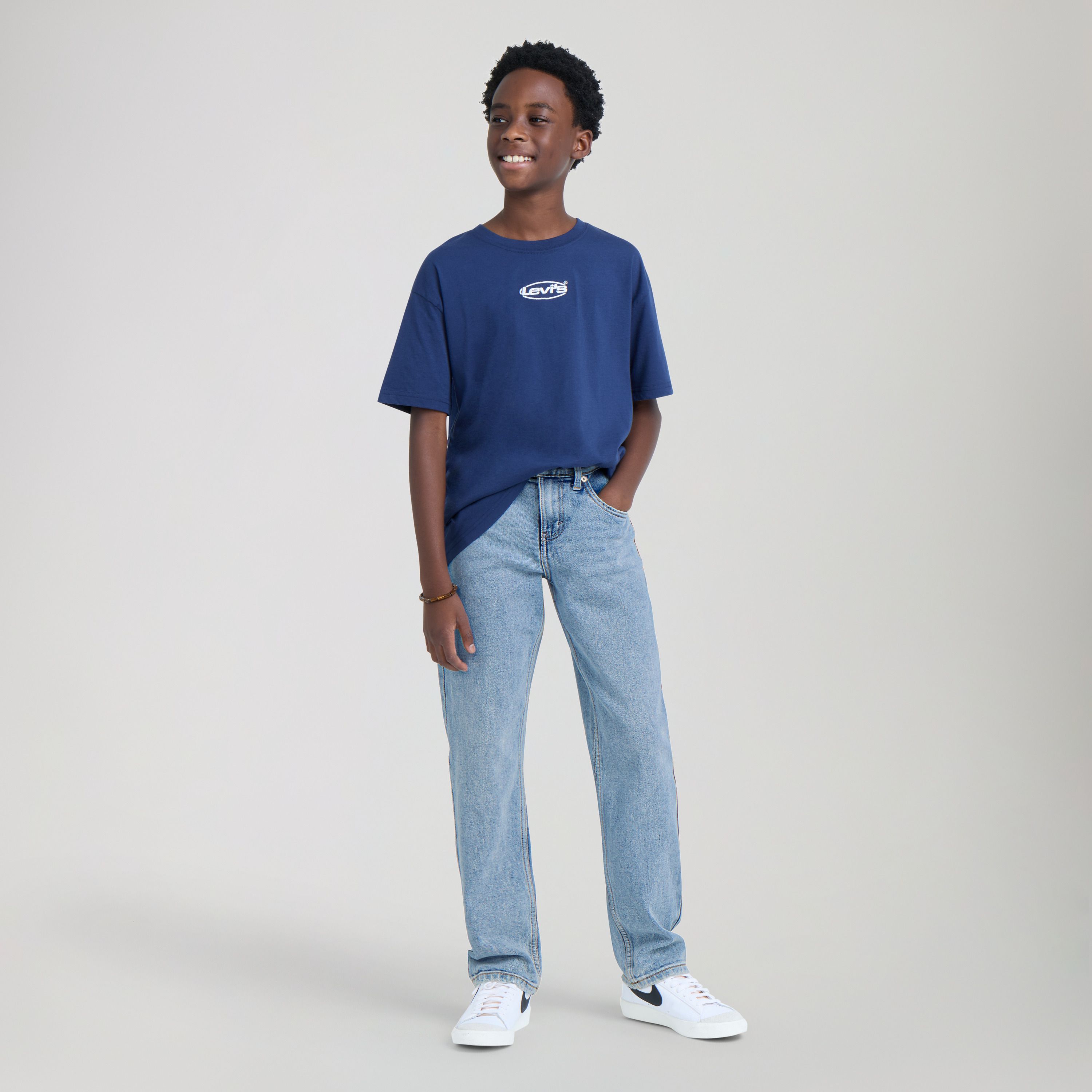 565™ Loose Fit Straight Jeans Big Boys 8-20 5