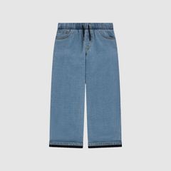 Pull-On Baggy Jeans Little Boys 4-7 — Basil Sky - Medium Wash 1