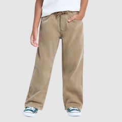 Pull-On Baggy Jeans Little Boys 4-7 — Ermine - Brown 2