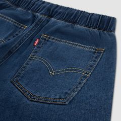 Pull-On Baggy Jeans Little Boys 4-7 — Saves The Day - Dark Wash 3