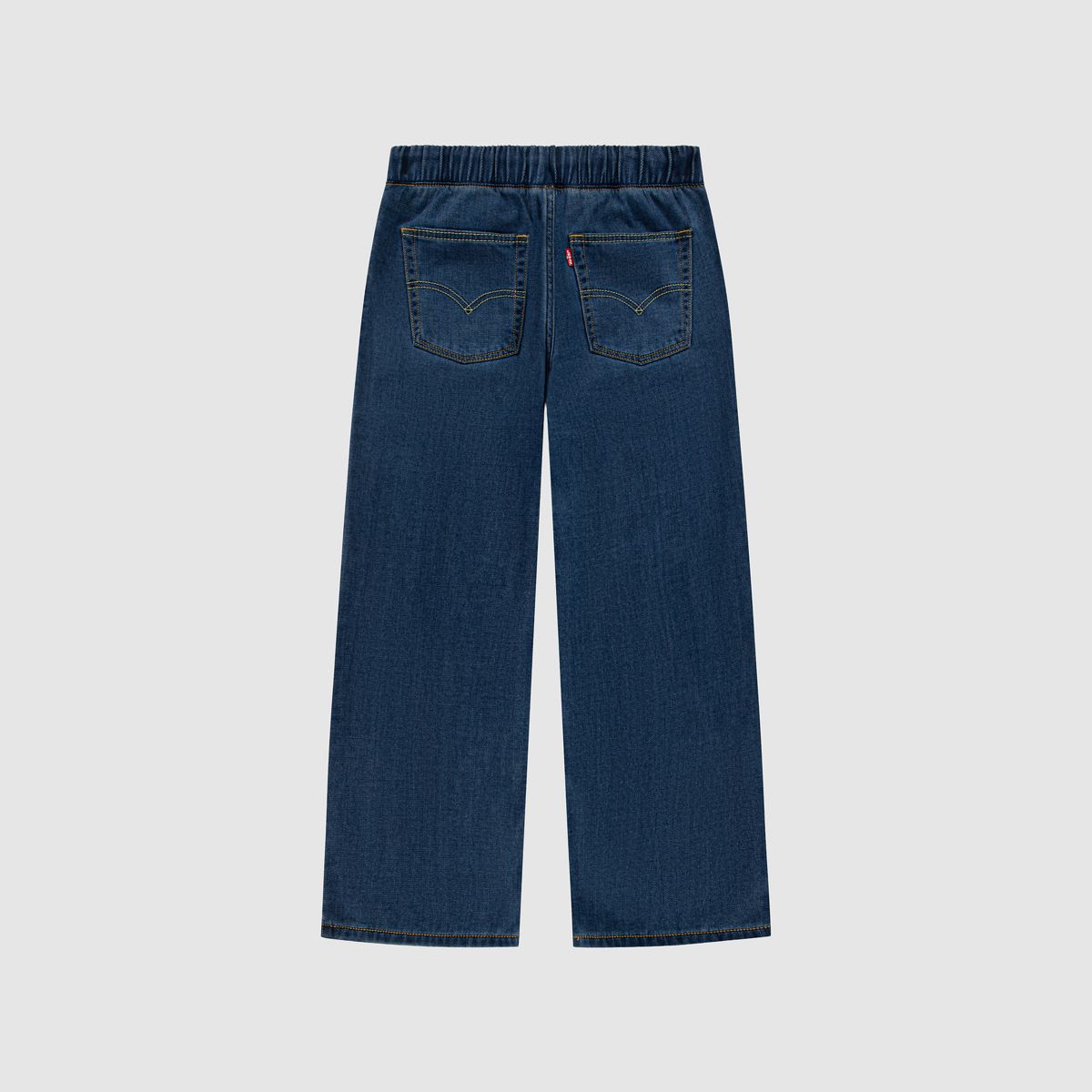 Pull-On Baggy Jeans Big Boys 8-20 — Saves The Day - Dark Wash