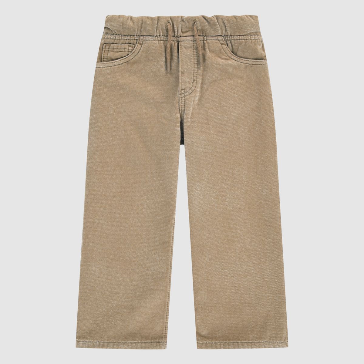 Pull-On Baggy Jeans Toddler Boys 2T-4T — Ermine - Brown