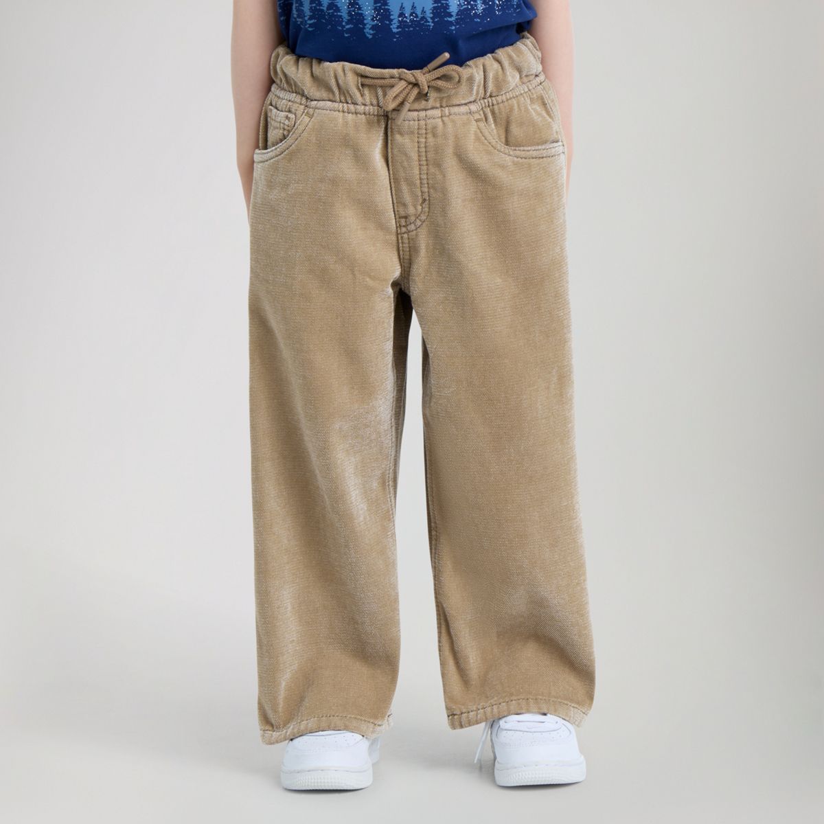 Pull-On Baggy Jeans Toddler Boys 2T-4T — Ermine - Brown