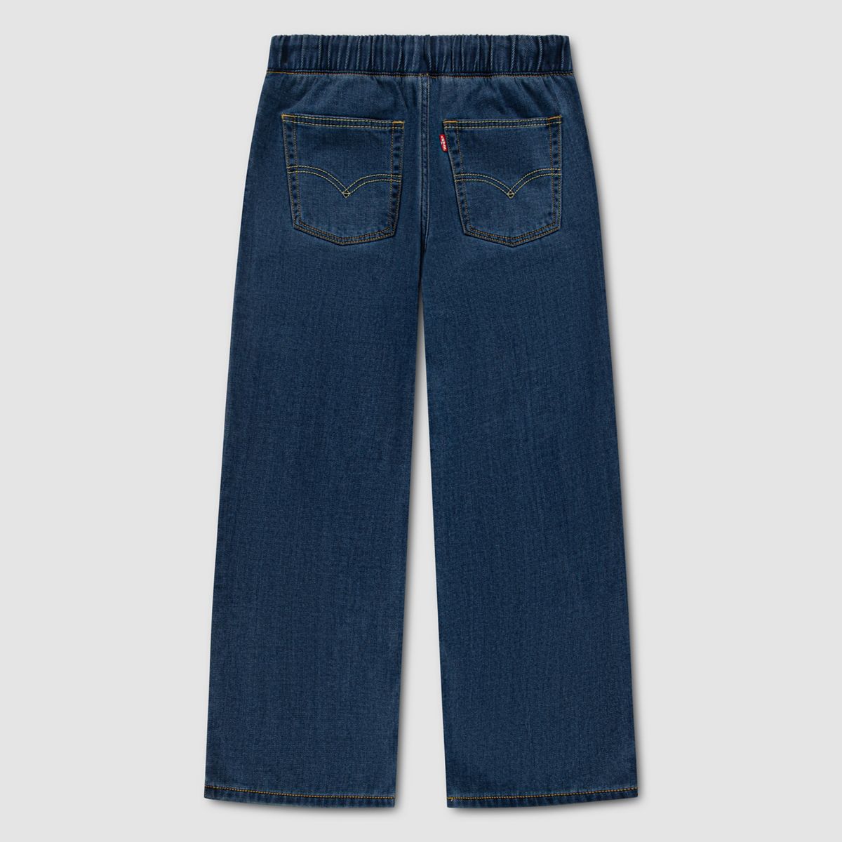 Pull-On Baggy Jeans Toddler Boys 2T-4T — Saves The Day - Dark Wash