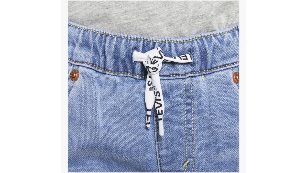 Pull On Skinny Fit Pants Little Boys 4-7 — Pyramids - Light Wash
