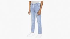 Pull On Skinny Fit Pants Little Boys 4-7 — Pyramids - Light Wash 2