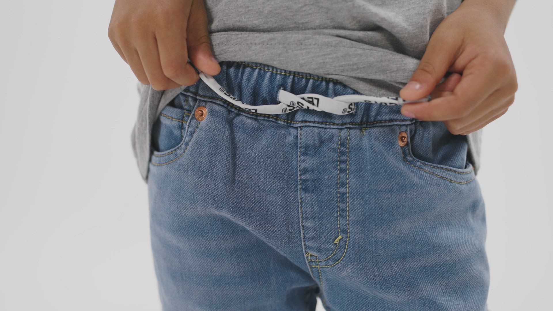 Pull On Skinny Fit Pants Little Boys 4-7 1
