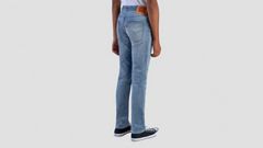 Skinny Fit Pull On Pants Big Boys 8-20 — Pyramids - Medium Wash 2