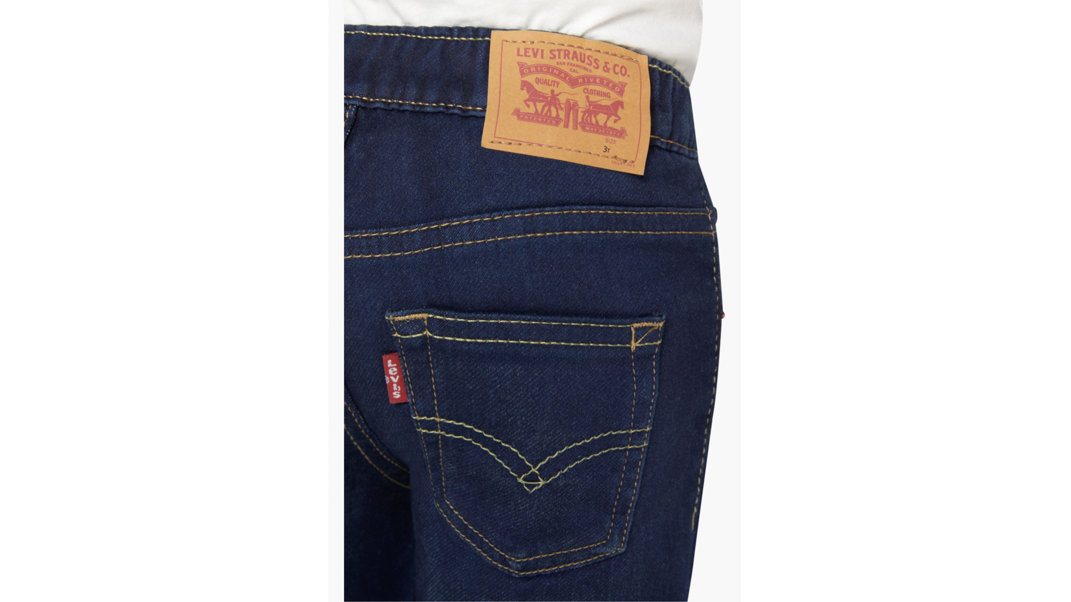 Pull On Skinny Fit Pants Toddler Boys 2T-4T 5