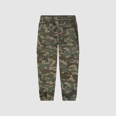 Relaxed Cargo Joggers Little Boys 4-7 — Olive Night Camo - Green 6