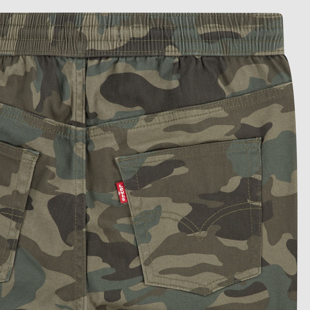 Relaxed Cargo Jogger Pants Big Boys 8-20 — Olive Night Camo