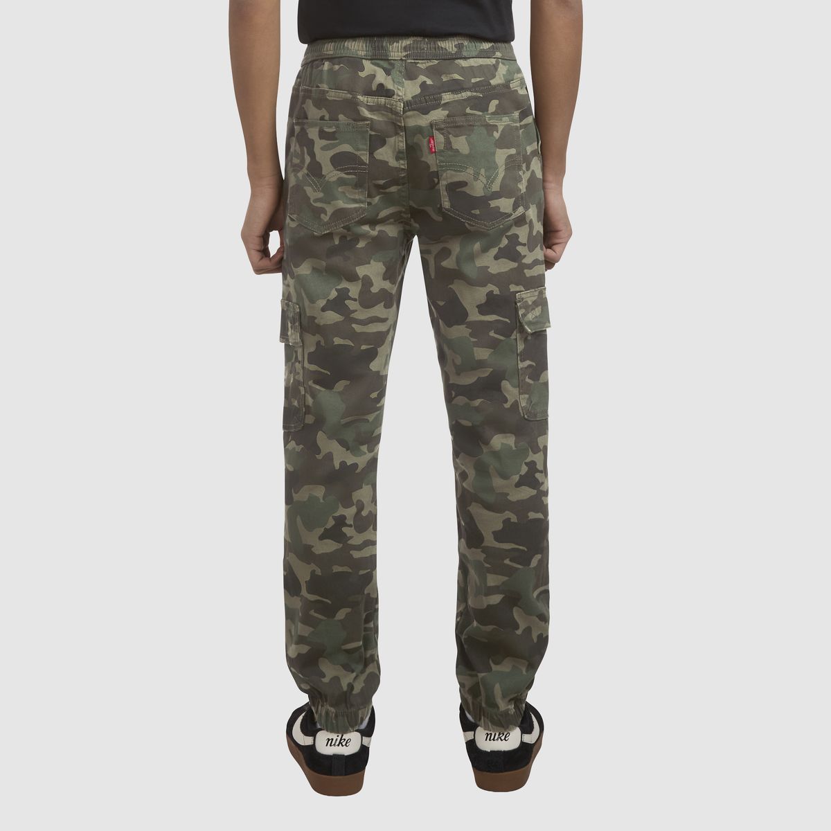 Relaxed Cargo Jogger Pants Big Boys 8-20 — Olive Night Camo