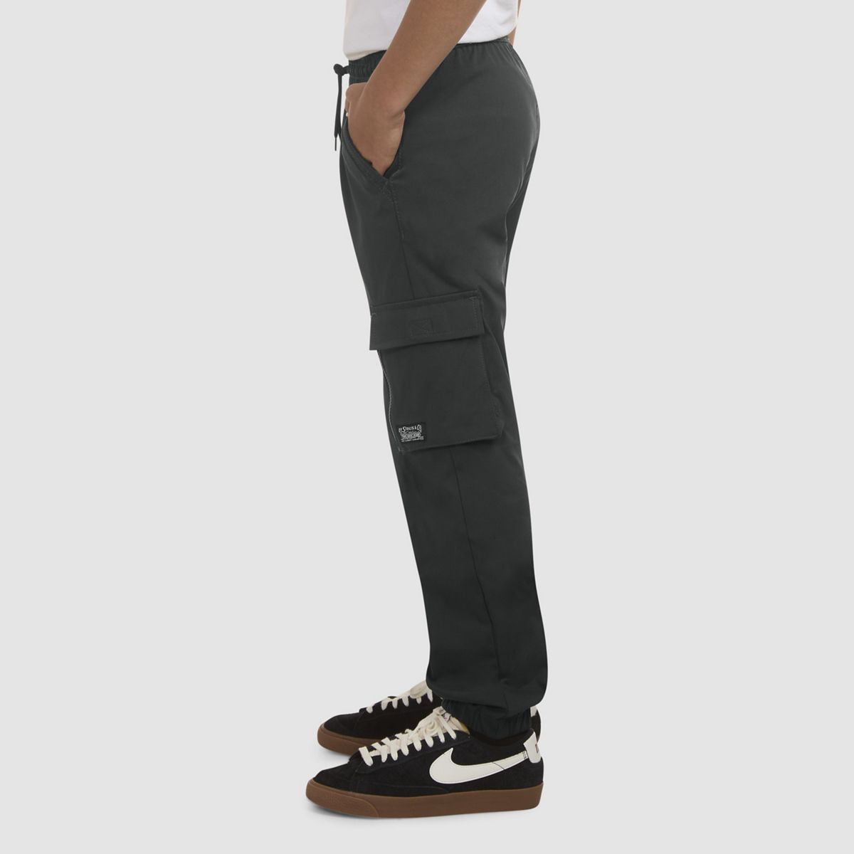 Everyday Cargo Pull On Joggers Big Boys 8-20 — Pirate - Black