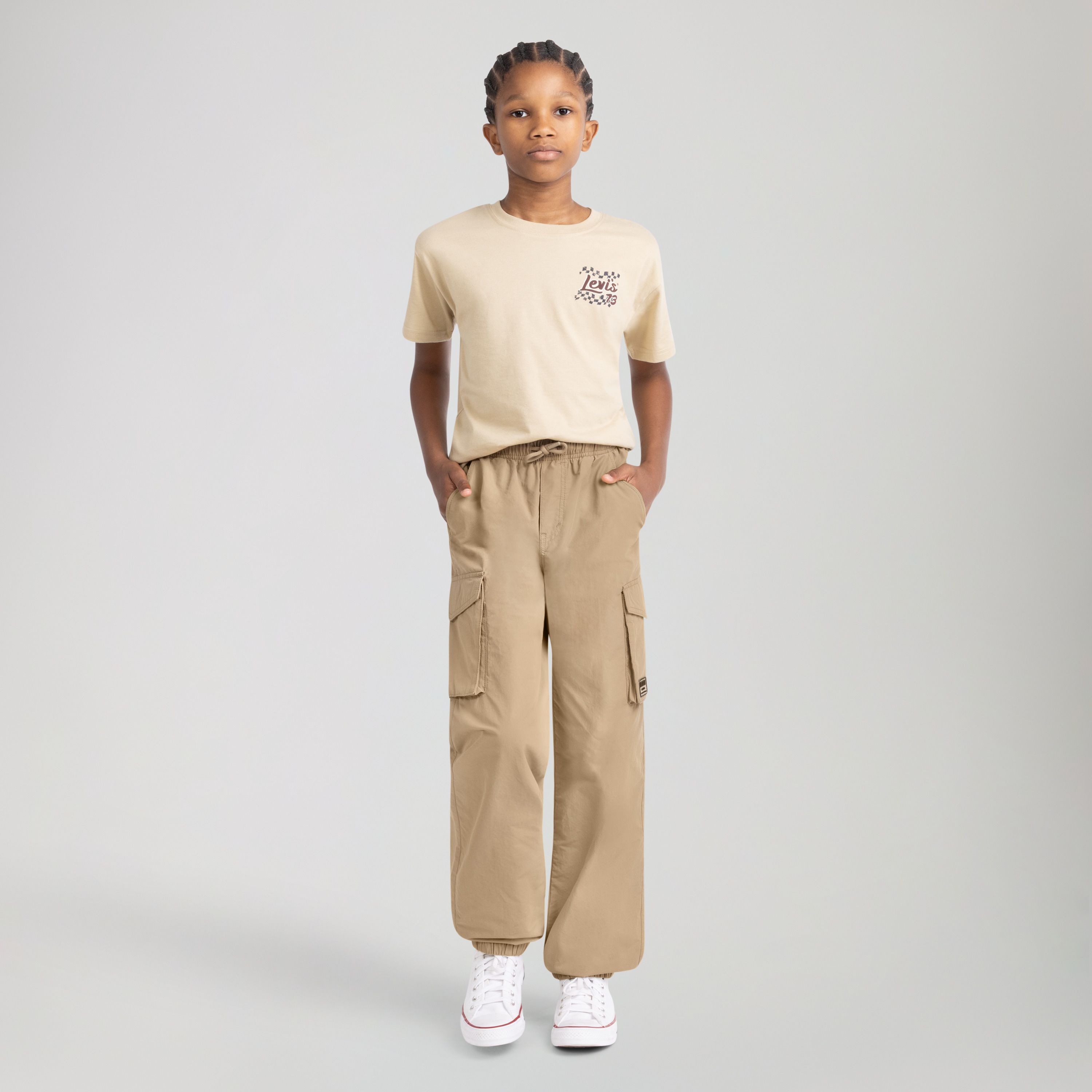 Baggy Cargo Joggers Big Boys 8-20 1