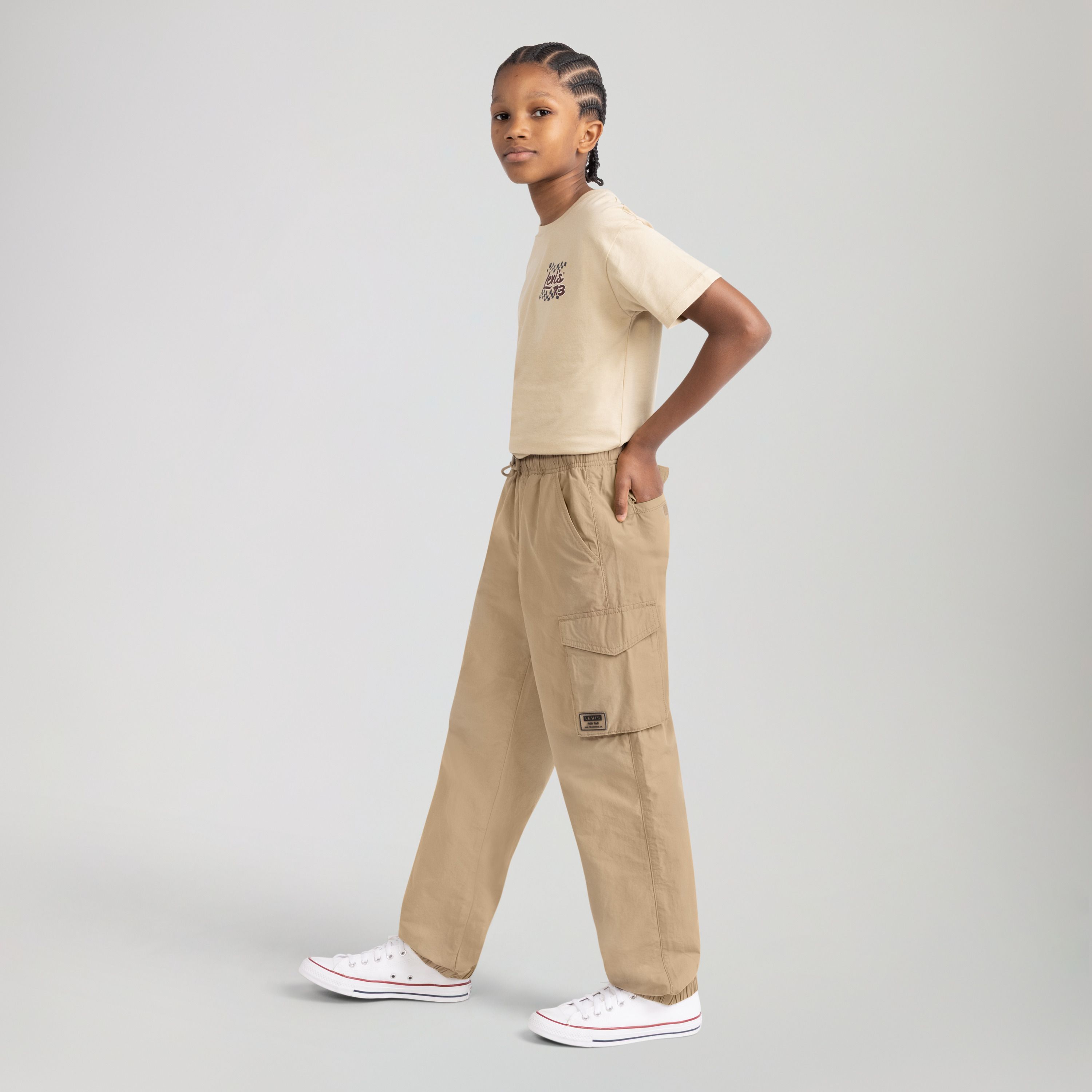 Baggy Cargo Joggers Big Boys 8-20 3